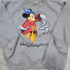 Disney World Gray Mickey Mouse Sweater